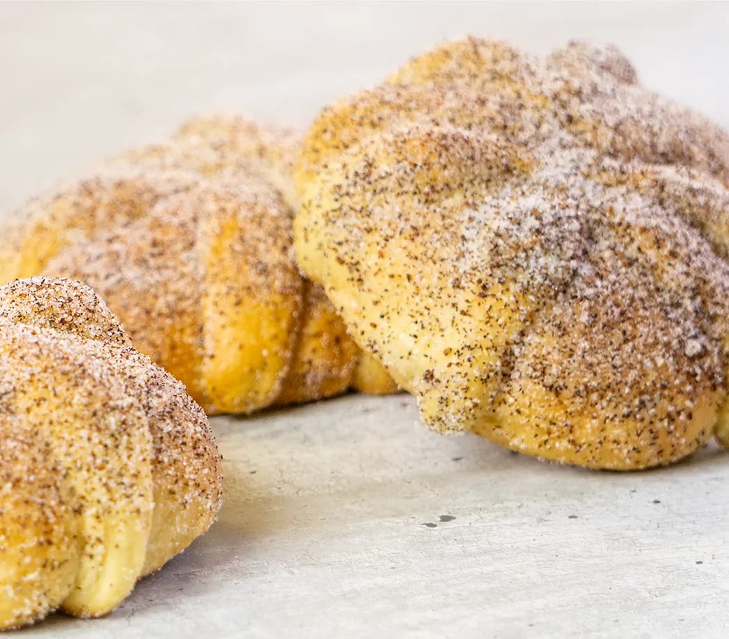 Pan de muerto manzana canela