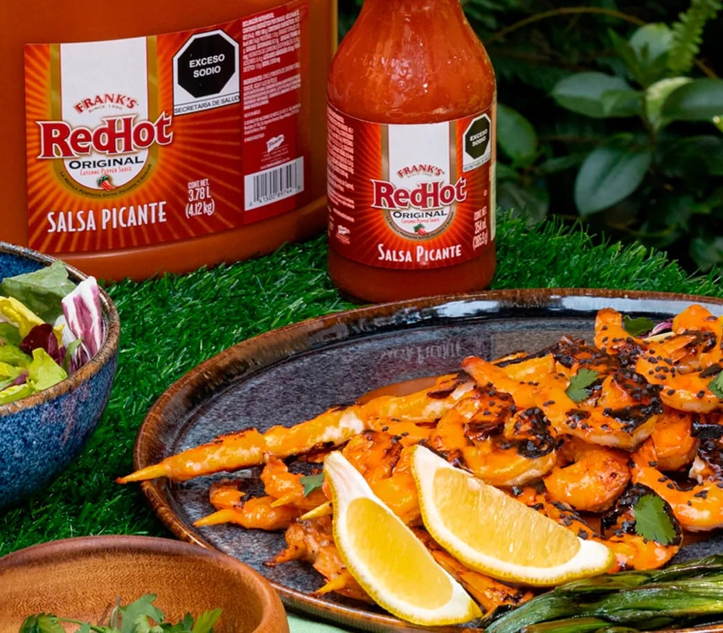 Brochetas de Camarones Spicy